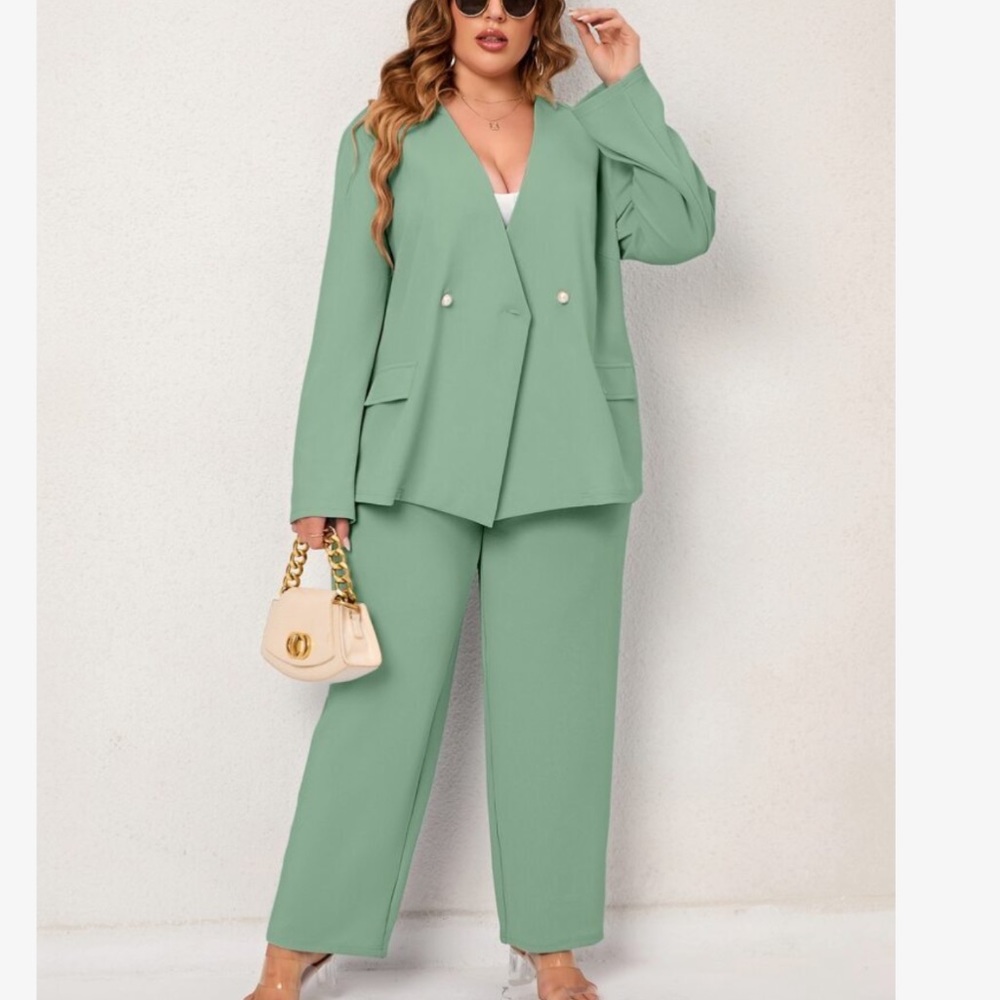Blazer and PANT set MINT GREEN